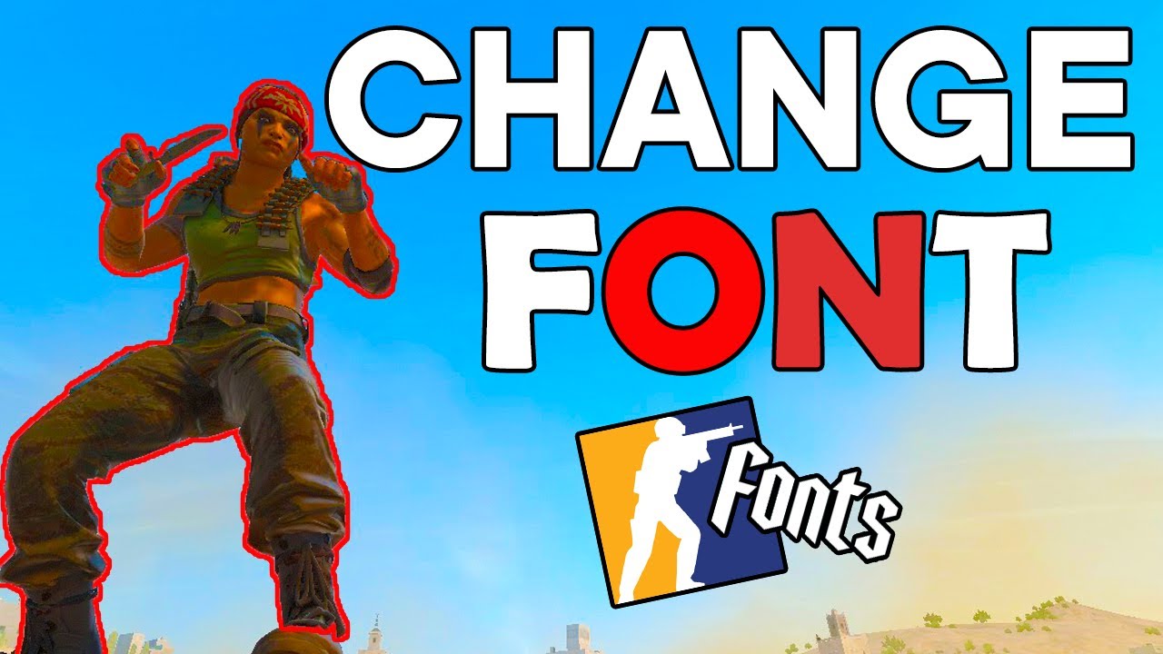 How to Install CUSTOM FONTS in CS2!