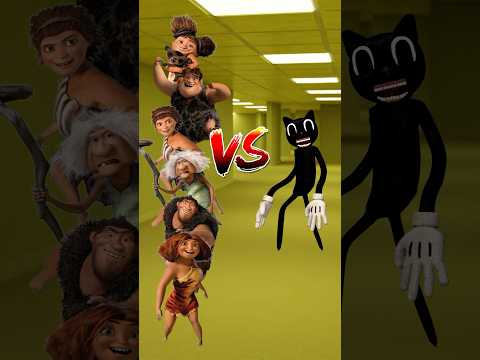The Croods VS Cartoon Cat #shorts #thecroods #cartooncat