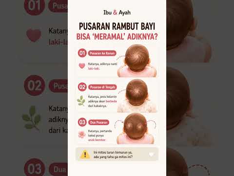 Pusaran Rambut Bayi Bisa Meramal Jenis Kelamin Adiknya? Ini Mitos yang Turun Temurun #ibudanayah