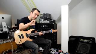 Video thumbnail for SCHECTER C-7 Multiscale SLS Elite - showing off & soundcheck! by Axel Juengst