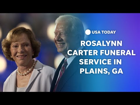 Watch live Funeral service held for former first lady Rosalynn Carter in Plains, Georgia