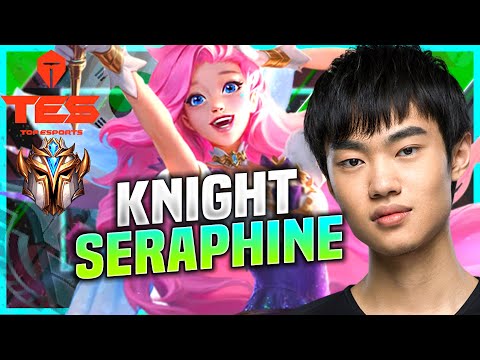 KNIGHT DOMINATING SERAPHINE! - TES Knight Plays Seraphine Mid vs Orianna! | KR SoloQ Patch 10.22