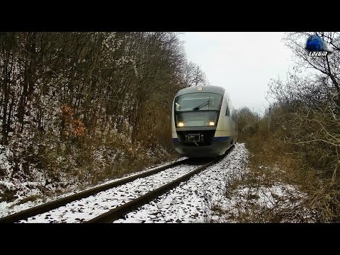 Desiro DMU Horn VS Vuvuzela in Crisul Repede`s Canyon [Winter Edition] - 03 January 2015