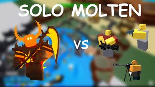 TDS solo molten Tutorial (without strong towers)!!!