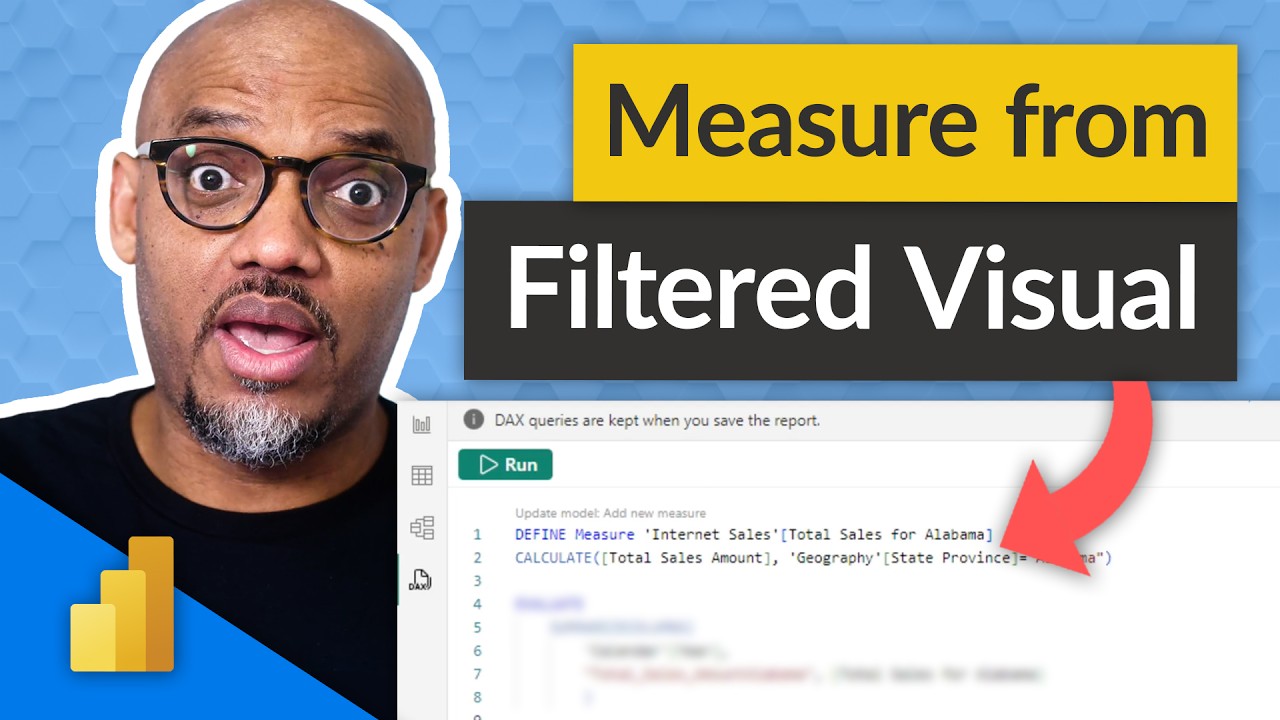 Power BI: How to Create Measures from Filtered Visuals