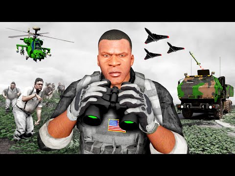 Playing as THE ARMY in a ZOMBIE Outbreak in GTA 5!