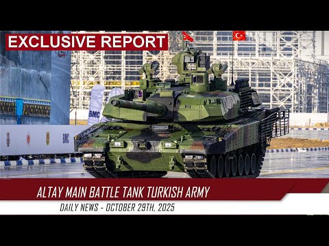 Türkiye’s ALTAY Main Battle Tank Is Here - Breakdown of Its Power and Technology