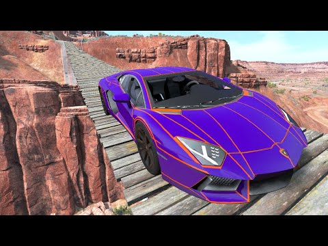 Cars vs Suspension Bridge – BeamNG.Drive | Game Nation