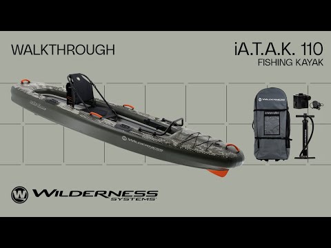 Wilderness Systems iATAK 110 Inflatable Fishing Kayak video poster