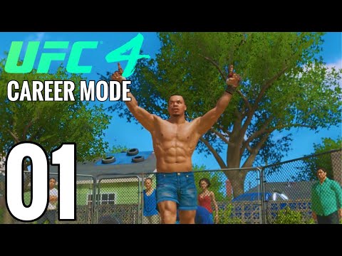 UFC 4 Bantamweight Career Mode Walkthrough Part 1 - A NEW FACE!
