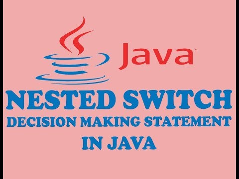 Nested Switch Statement In Java Programming Urdu Hindi