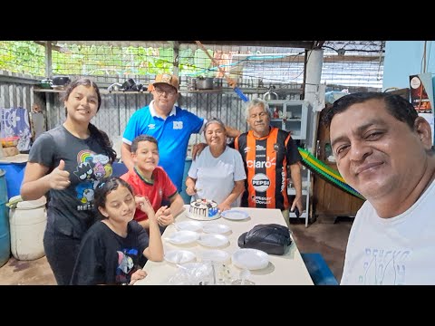 Celebrando el cumpleaños del Abuelo Curandero desde California Usulutan El Salvador 