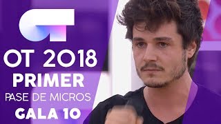 "PROMESAS QUE NO VALEN NADA" - MIKI | PRIMER PASE DE MICROS GALA 10 | OT 2018