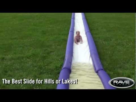 Turbo Chute Hill and Lake Water Slide by RAVE Sports
