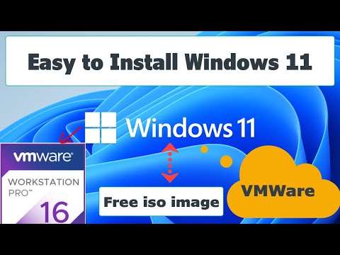 Easy way to install windows 11 on vmware ||download...