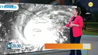 El huracán Melissa tocó tierra en Jamaica: ya causó 7 muertes │N20:30│ 28-10-25