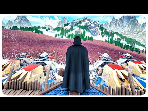 Darth Vader's Wooden Fort vs 8,000,000 ZOMBIES - Ultimate Epic Battle Simulator 2 UEBS 2 (4K)