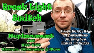 Brake Light Switch Replacement OBS 88-98 Gm Truck's & SUV's