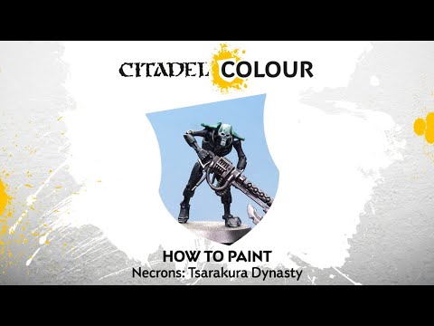 How to Paint Necrons: Tsarakura Dynasty