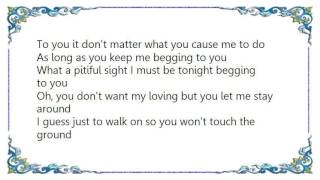 Cyndi Lauper - Begging to You Lyrics