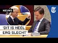 Wilders fileert Rutte tijdens debat toeslagenaffaire