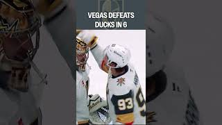 Vegas sends Ducks home quacking ????