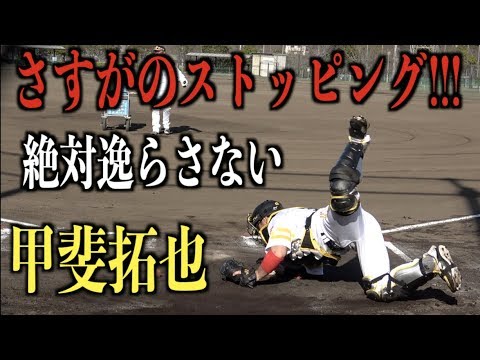 さすが3年連続ゴールデングラブ賞！完璧なストッピングをする甲斐拓也【福岡ソフトバンクホークス】