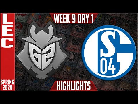 G2 vs S04 Highlights | LEC Spring 2020 W9D1 | G2 Esports vs Schalke 04