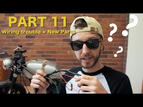 Honda CB125 Cafe Racer Build  - Part 11 - Wiring Trouble, New Parts & 15% off!