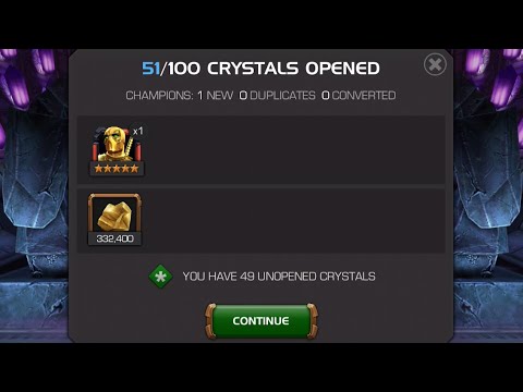 Marvel contest of champions opening 100 pools gold crystal
