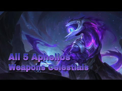 All 5 Celestials Source of Aphelios' Weapons | Legends of Runeterra