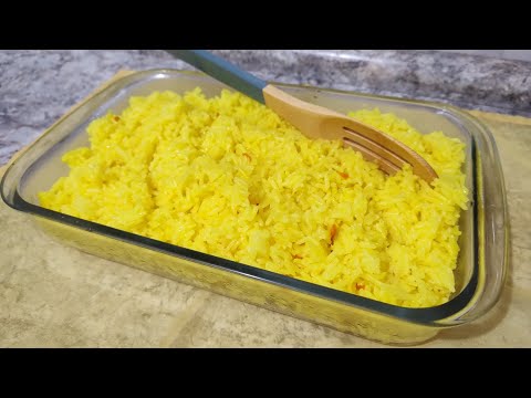 Arroz com açafrão...