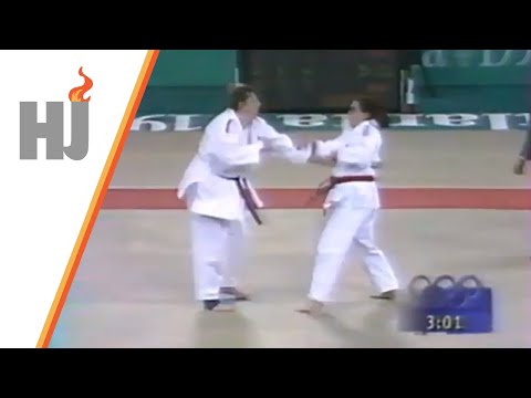 Atlanta 1996 - Christine CICOT remporte le BRONZE (judo, +72kg)