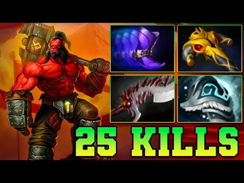 25 Kills Monster Axe Offlane !! Axe Dota 2 Offlane Carry 7.39 Pro Build Guide Gameplay