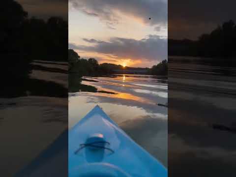 hiwassee river. #sunset #river #kayak #beautiful