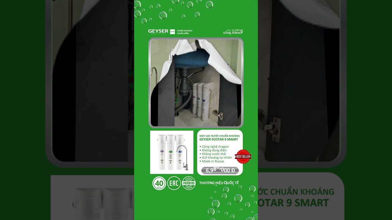 Nỗi lo sức khỏe vì máy lọc nước cũ đã dùng nhiều năm, chỉ hơn 2 triệu mấy trăm ĐỔI luôn máy MỚI