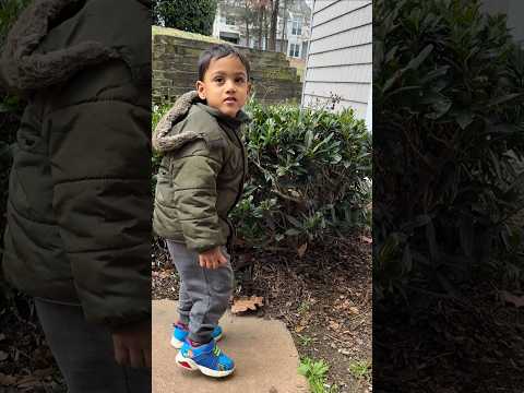 Cat is hiding from Rishaan l #cat #catlover #baby