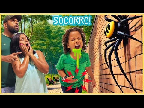 LUCAS ATE A BEETLE AND HIS STOMACH HAS ACHES!!!