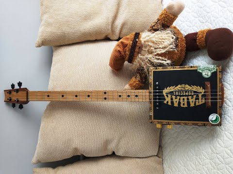 4 string "Tabak" Cigar Box Guitar for sale