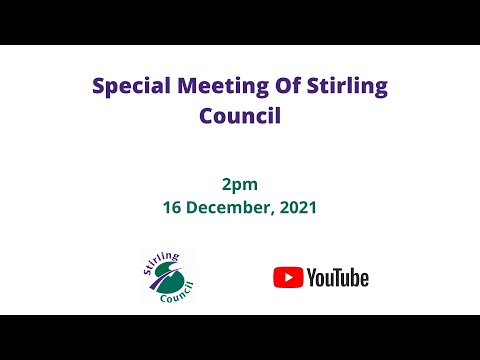 Special Meeting of Stirling Council - 16-12-2021