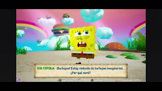 BOB ESPONJA: iBurbujas! Estoy rodeado de burbujas imaginarias... iPor qué será?