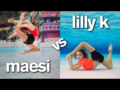 LILLY vs MAESI WATER PARK CHALLENGE *Insane*