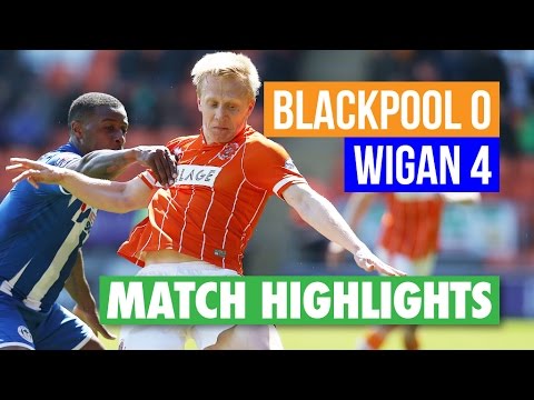 Highlights: Blackpool 0 Wigan 4
