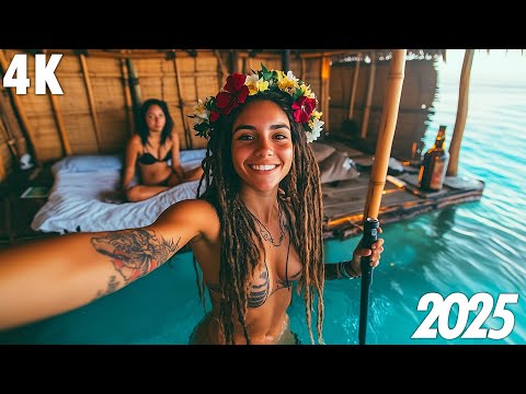 Chillout Tropical Deep House 2025 🌊 Best Vocal Summer Vibes in 4K UHD for TV 🍸