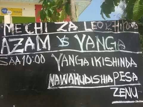 SHABIKI WA AZAM ALIYE ANDIKA BANGO LA KEJELI KWA WASHABIKI WA YANGA AKAMATWA
