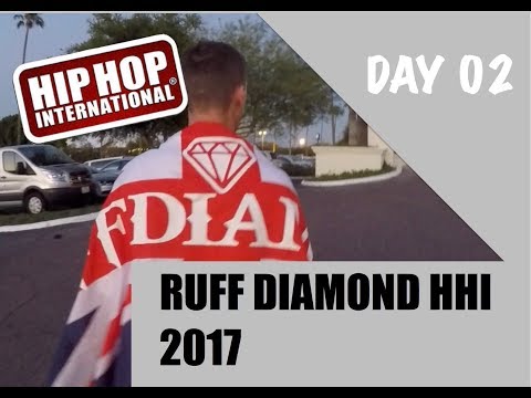 RUFF DIAMOND Dance Crew | HIP HOP INTERNATIONAL 2017 VLOG | DAY 02