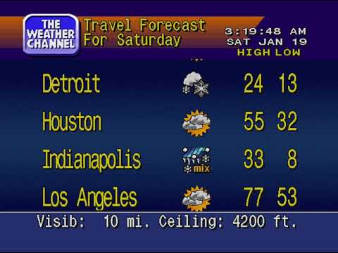 WeatherSTAR 4000 Simulator v.4 - Frankfort, KY - 1/19/2019 3:18am