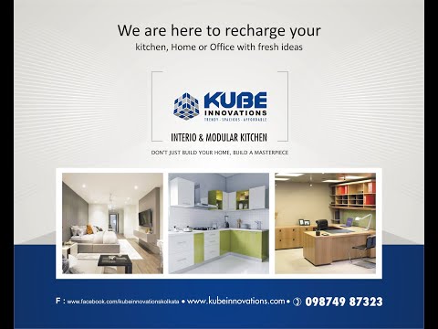 Kube u-shape modern wooden kitchen, for residential, warrant...