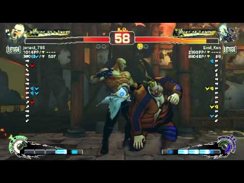 Ultra Street Fighter IV battle: Rufus vs Seth