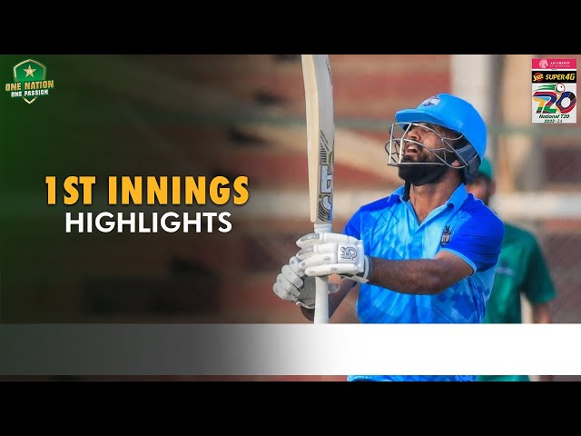 1st Innings Highlights | Rawalpindi vs Abbottabad | Match 1 | National T20 2023-24 | PCB